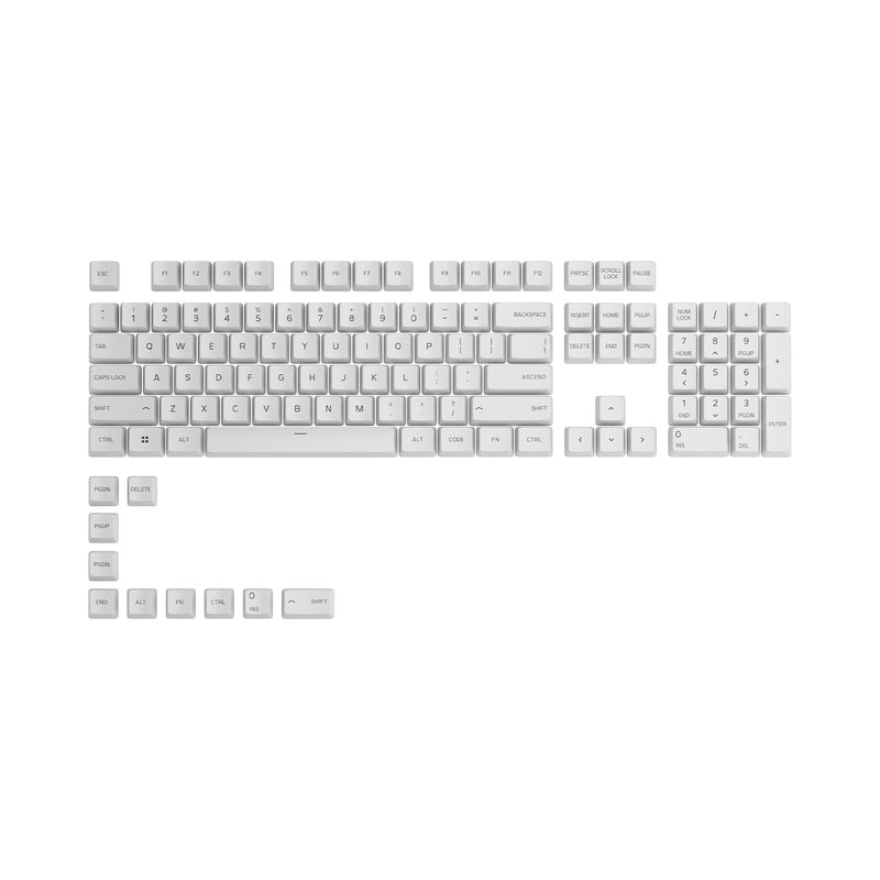 Load image into Gallery viewer, Glorious GPBT Premium Keycaps in Arctic White
