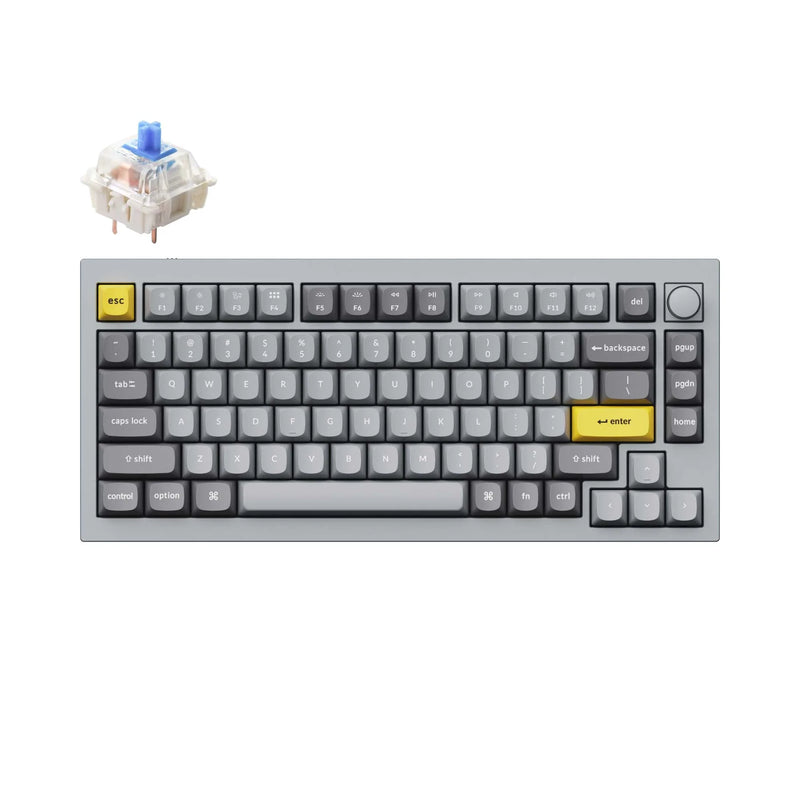 Load image into Gallery viewer, Keychron Q1 Version2 Hotswappable 75% Custom Mechanical Keyboard
