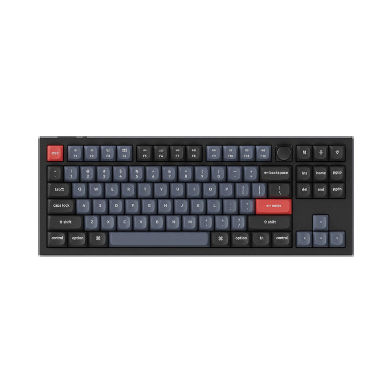 Load image into Gallery viewer, Keychron Q3 Hotswappable TKL Custom Mechanical Keyboard Black
