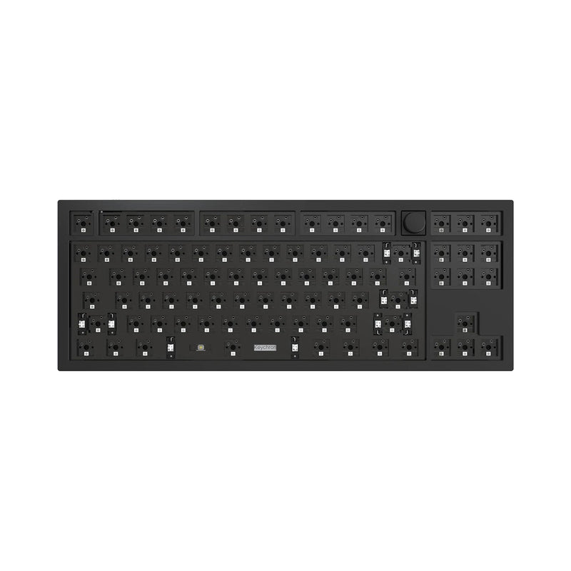 Load image into Gallery viewer, Keychron Q3 Hotswappable TKL Custom Mechanical Keyboard Black Barebones
