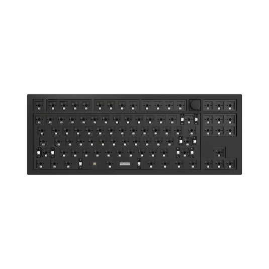 Keychron Q3 Hotswappable TKL Custom Mechanical Keyboard Black Barebones