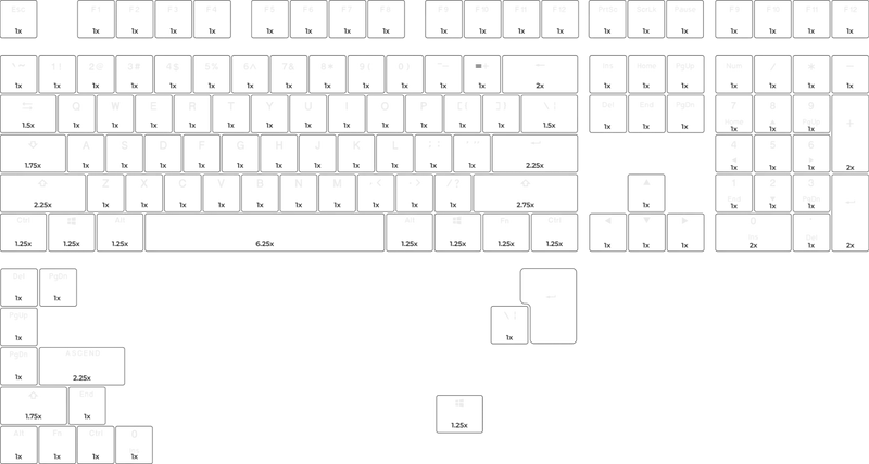 Load image into Gallery viewer, Glorious ABS Doubleshot V2 Keycaps
