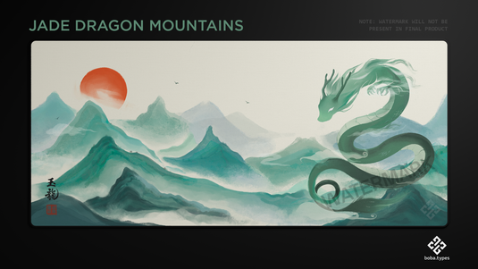 [Pre-Order] MW Jade Dragon Deskmats