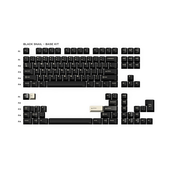 [In-Stock] GMK Black Snail