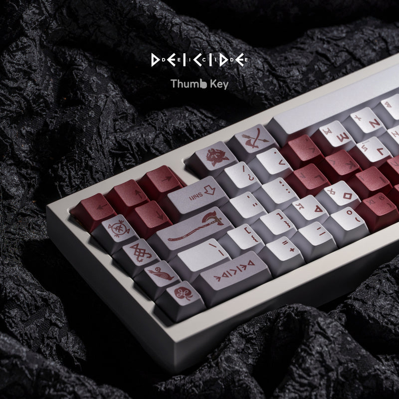 Load image into Gallery viewer, [GB] THUMB KEY X DOMIKEY DEICIDE Dye-Sub Cherry Profile Keycaps
