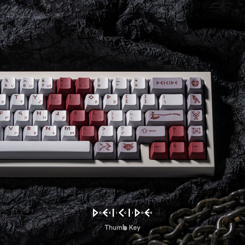 Load image into Gallery viewer, [GB] THUMB KEY X DOMIKEY DEICIDE Dye-Sub Cherry Profile Keycaps
