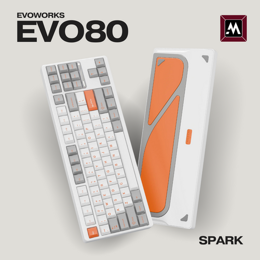 EVOWORKS EVO80 TKL Wireless Custom Mechanical Keyboard