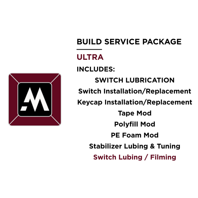 Keyboard Building Service Package - Ultra