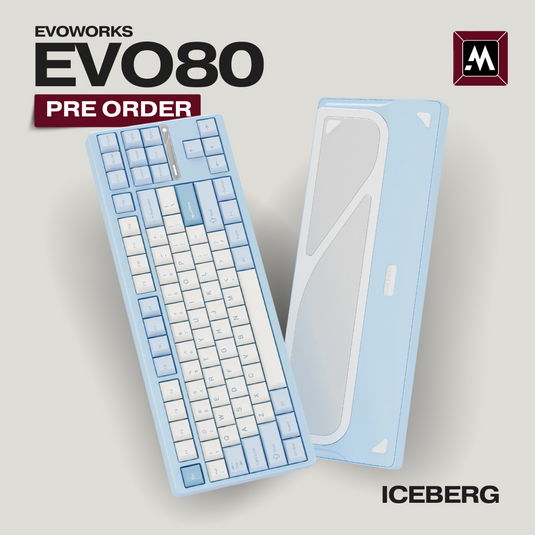 [Pre-Order] EVOWORKS EVO80 TKL Wireless Custom Mechanical Keyboard