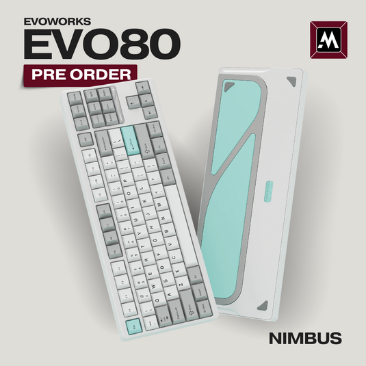 [Pre-Order] EVOWORKS EVO80 TKL Wireless Custom Mechanical Keyboard