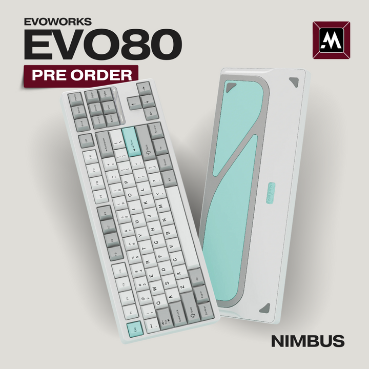 EVOWORKS EVO80 TKL Wireless Custom Mechanical Keyboard – Mecha Malaysia