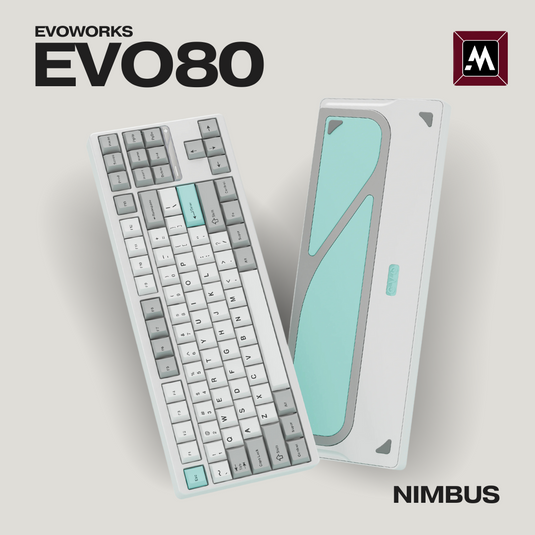 EVOWORKS EVO80 TKL Wireless Custom Mechanical Keyboard