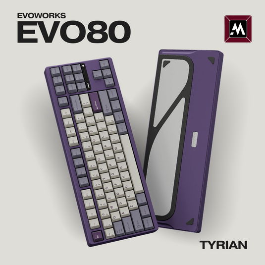 EVOWORKS EVO80 TKL Wireless Custom Mechanical Keyboard