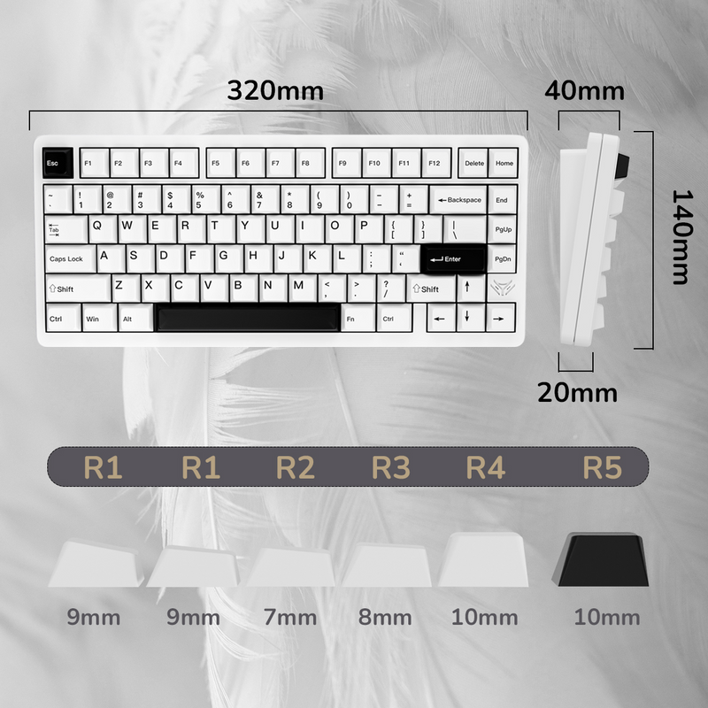 Load image into Gallery viewer, INKY 75 Wireless 75% Custom Mechanical Keyboard
