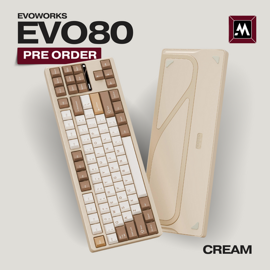 [Pre-Order] EVOWORKS EVO80 TKL Wireless Custom Mechanical Keyboard