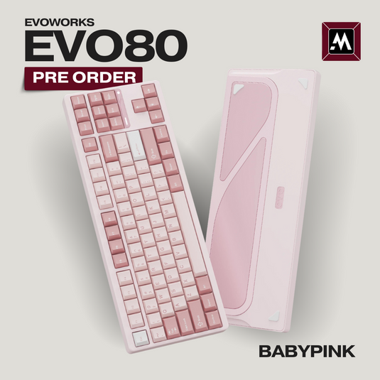 [Pre-Order] EVOWORKS EVO80 TKL Wireless Custom Mechanical Keyboard