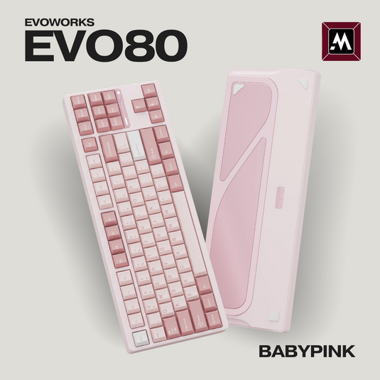 EVOWORKS EVO80 TKL Wireless Custom Mechanical Keyboard