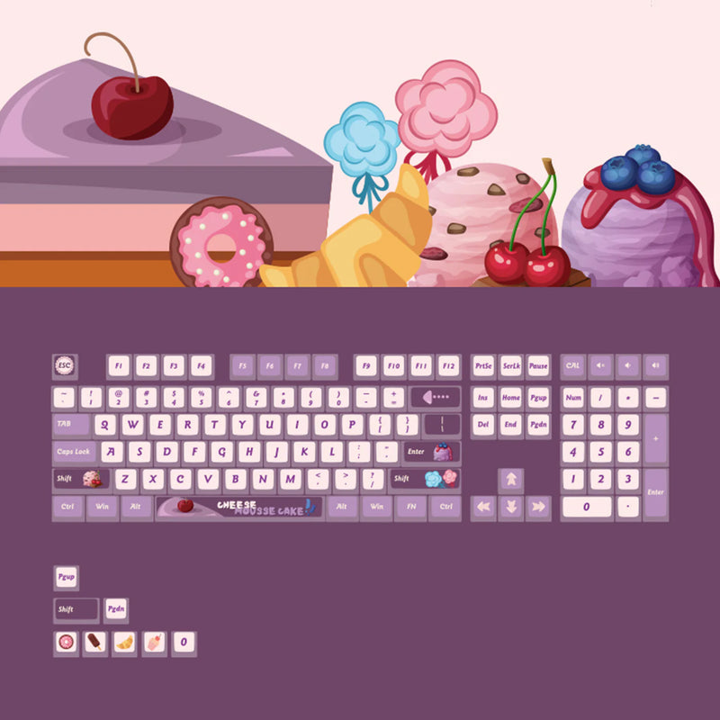 Load image into Gallery viewer, Akko ASA Blueberry Grape Jam Keycap Set (116-key)
