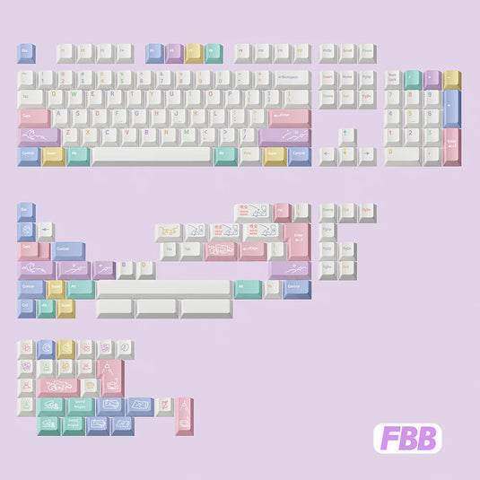 FBB Goodnight Cherry Profile Keycaps