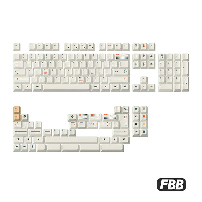 Load image into Gallery viewer, FBB T52 PBT Cherry Profile Keycap Set
