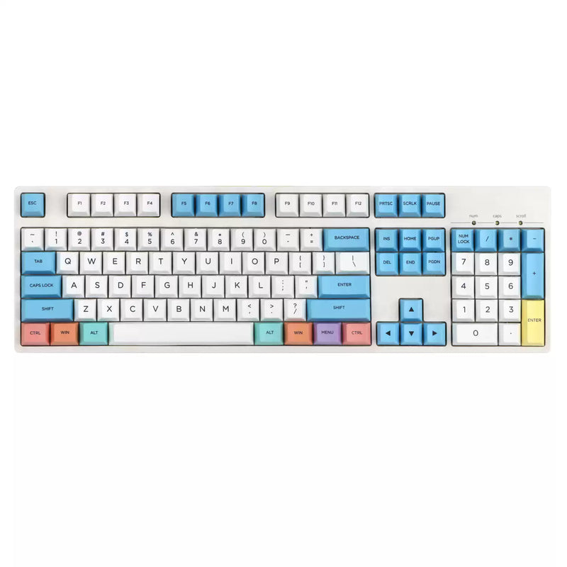 Load image into Gallery viewer, JKDK Crayon PBT Cherry Profile Dye-Sub Keycaps
