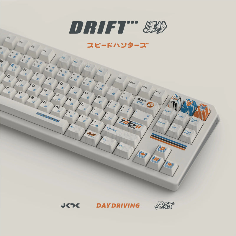 Load image into Gallery viewer, JKDK Drift PBT Cherry Profile Dye-Sub Keycaps
