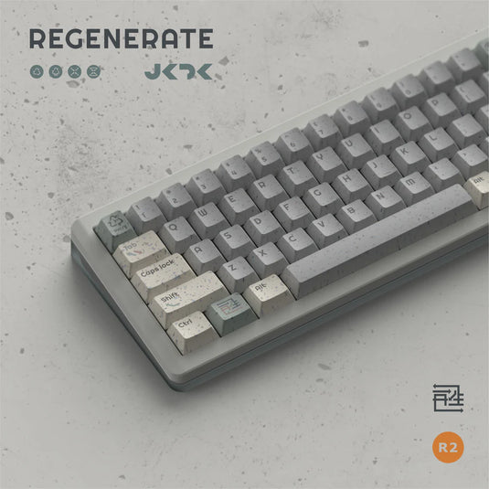 JKDK Regenerate R2 PBT Cherry Profile Dye-Sub Keycaps