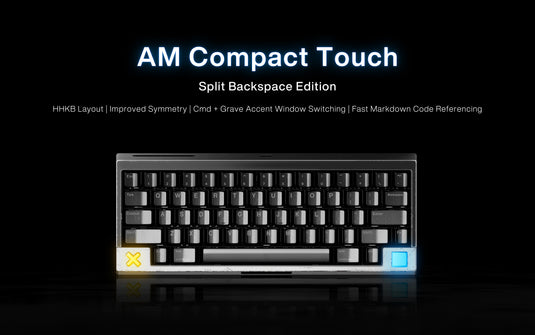 AM Compact Touch Split Backspace Edition by Angry Miao