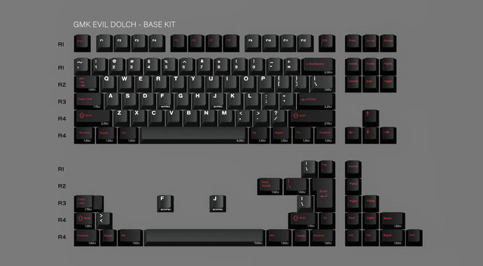 [In-Stock] GMK Evil Dolch The Split