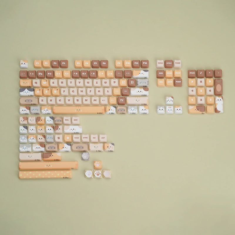 Load image into Gallery viewer, SoulCat MAO Dye-Sub Keycap Set
