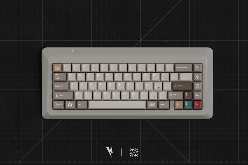 Load image into Gallery viewer, Keykobo Machinist ABS Keycaps Doubleshot Cherry Profile
