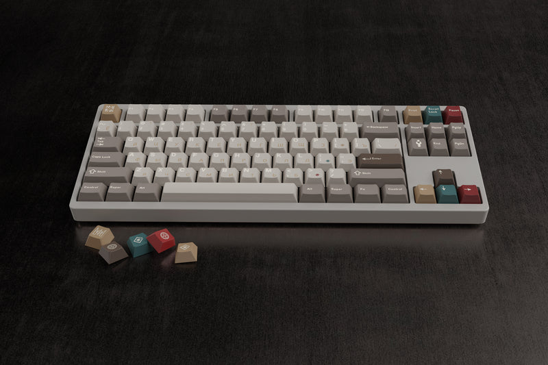 Load image into Gallery viewer, Keykobo Machinist ABS Keycaps Doubleshot Cherry Profile
