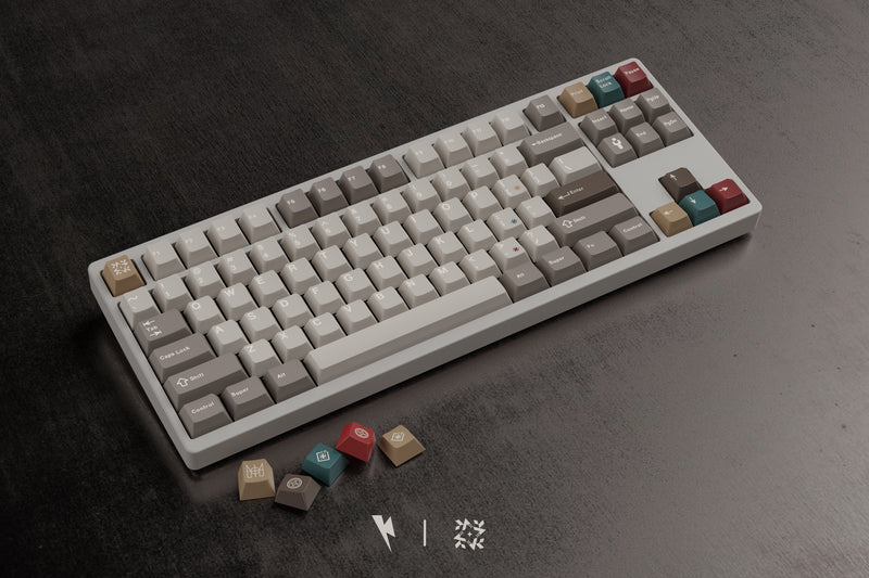 Load image into Gallery viewer, Keykobo Machinist ABS Keycaps Doubleshot Cherry Profile
