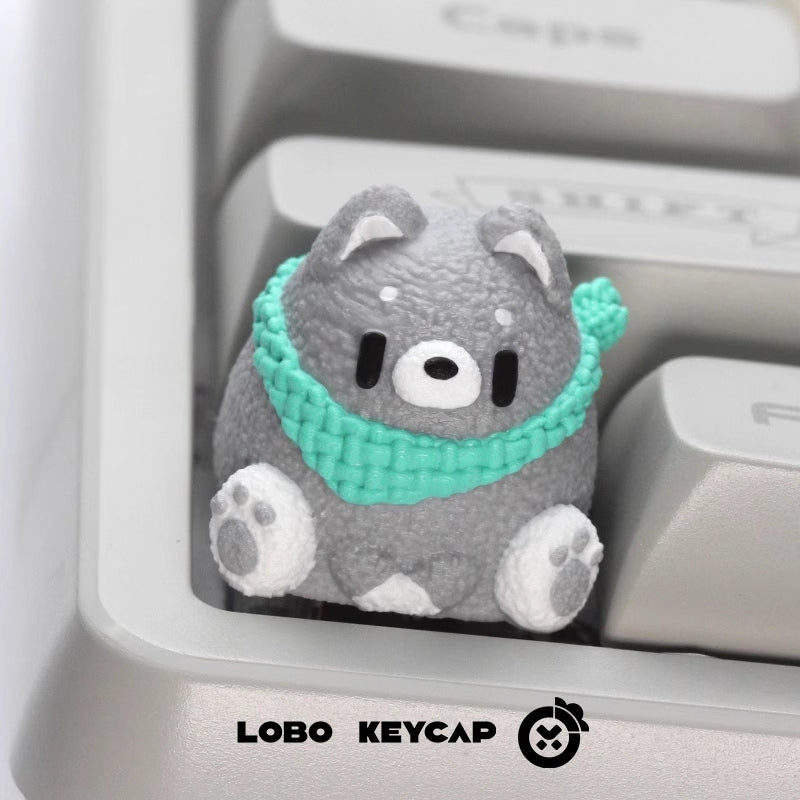 LOBO Keycap Shiba Inu Artisan Keycaps – Mecha