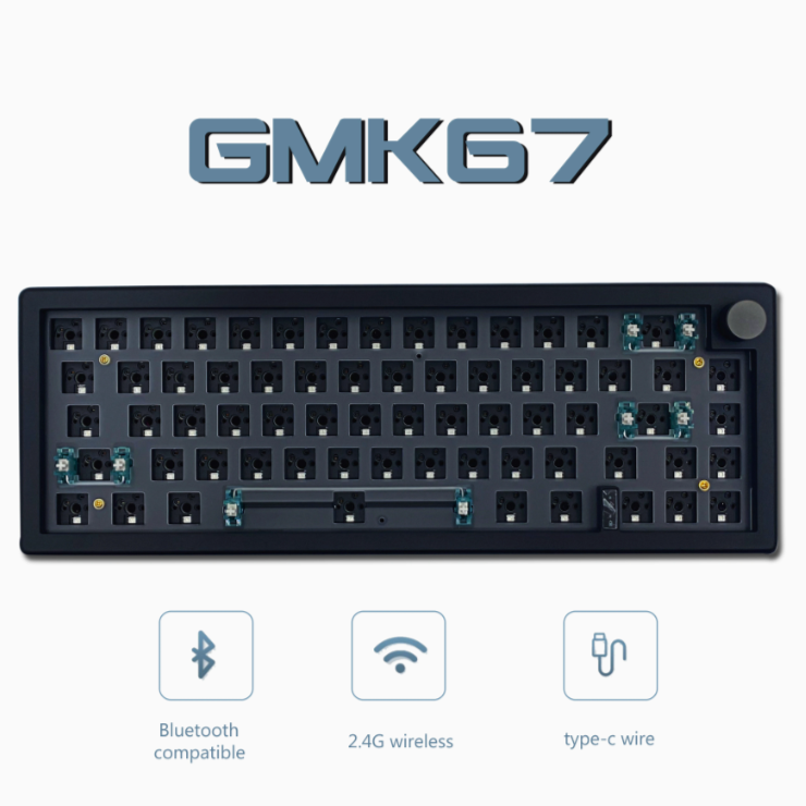 Load image into Gallery viewer, Zuoya GMK67 65% Custom Mechanical Keyboard
