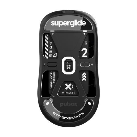 Load image into Gallery viewer, Pulsar Superglide Mouse Skates for X2 Medium / X2 Mini/ X2H/ X2V2
