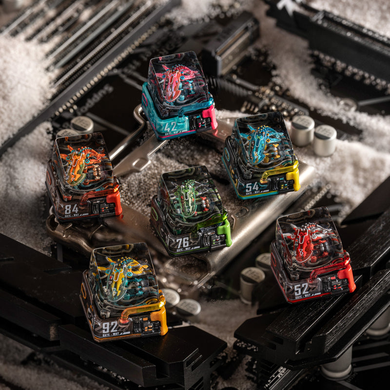 Load image into Gallery viewer, Dwarf Factory - The Primal Mecha Artisan Keycap
