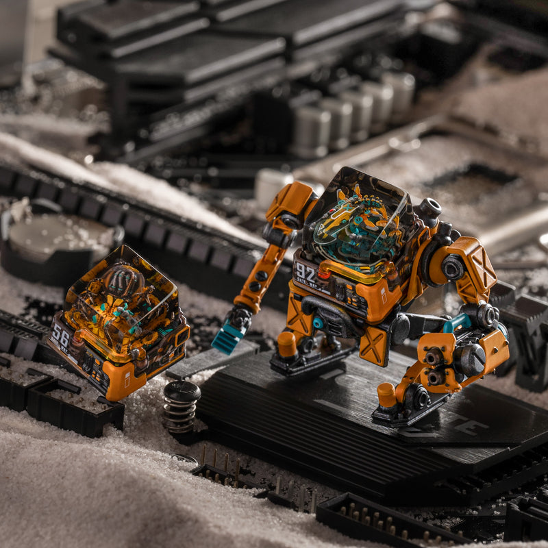 Load image into Gallery viewer, Dwarf Factory - The Primal Mecha Artisan Keycap
