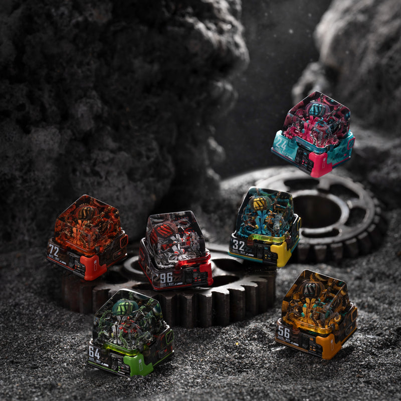 Load image into Gallery viewer, Dwarf Factory - The Primal Mecha Artisan Keycap
