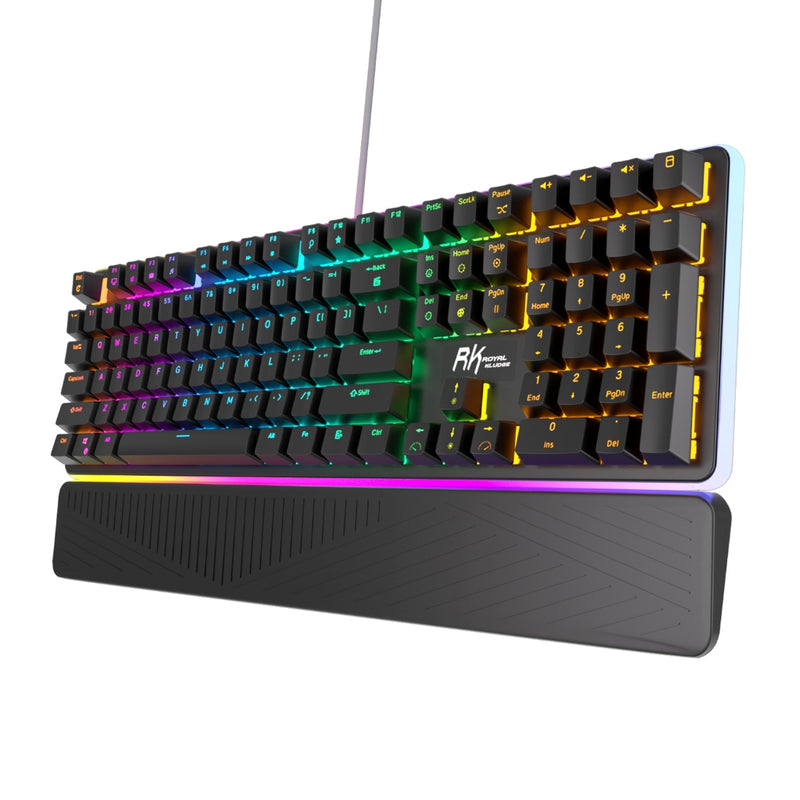 Load image into Gallery viewer, Royal Kludge RK918 100% Full-Sized RGB Backlit Wired Mechanical Keyboard
