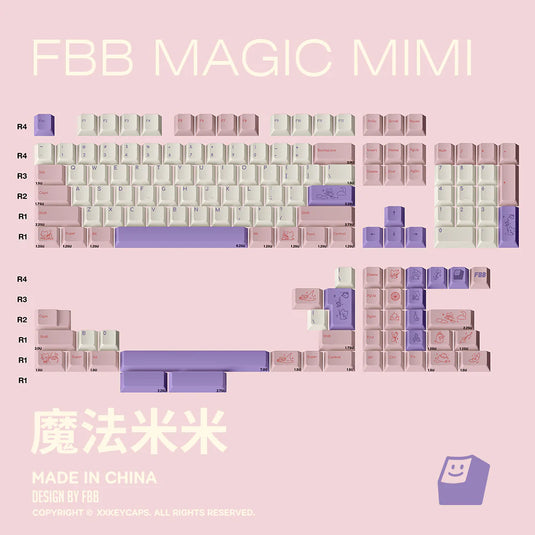 FBB Magic Mimi PBT Cherry Profile Keycap Set
