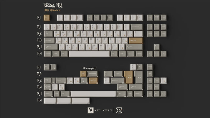 Load image into Gallery viewer, Keykobo Alhambra ABS Keycaps Doubleshot Cherry Profile
