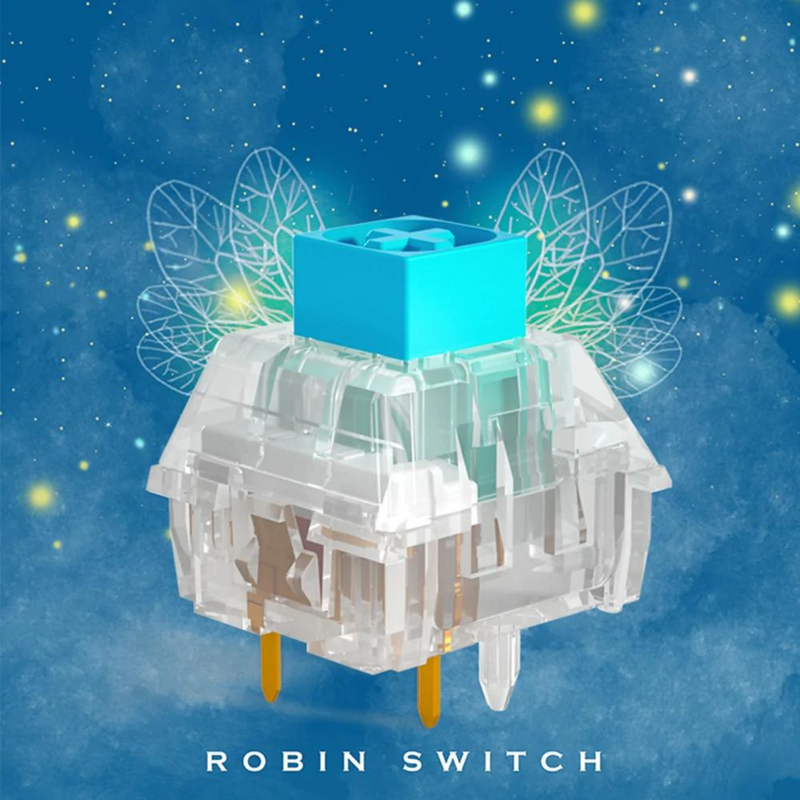 Load image into Gallery viewer, Kailh Box Crystal Robin Tactile Switches
