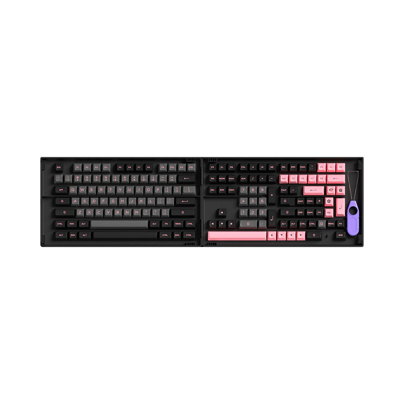 Load image into Gallery viewer, AKKO Black Pink Double Shot PBT Keycaps
