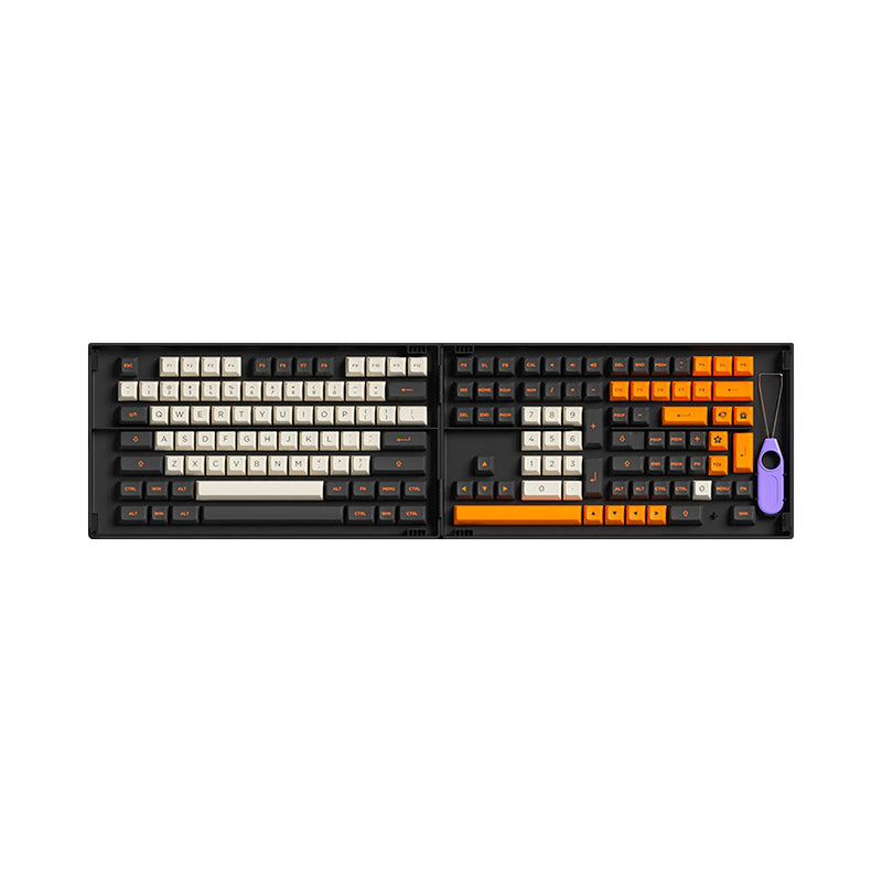 Load image into Gallery viewer, AKKO Retro Carbon Double Shot PBT Keycaps
