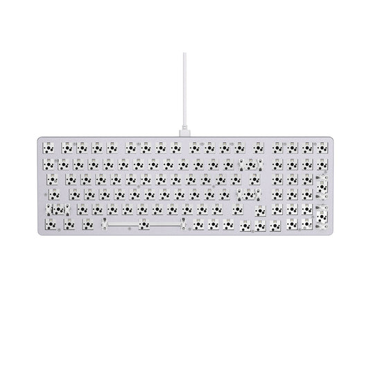 Glorious GMMK2 Hotswappable 96% Barebones Mechanical Keyboard - White