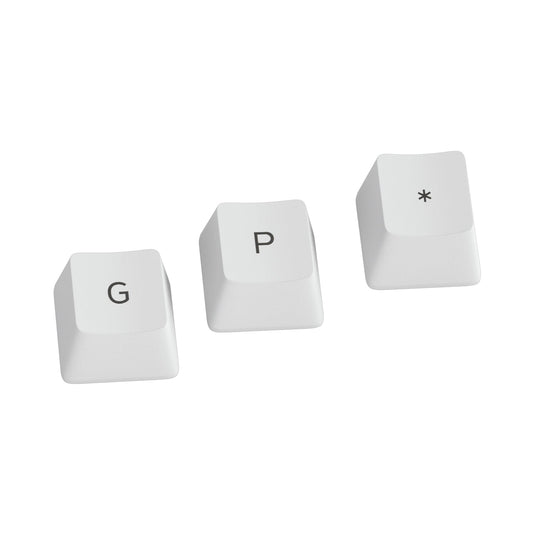 Glorious GPBT Premium Keycaps in Arctic White