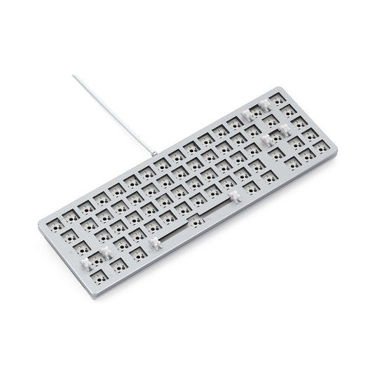 Glorious GMMK2 Hotswappable 65% Barebones Mechanical Keyboard - White