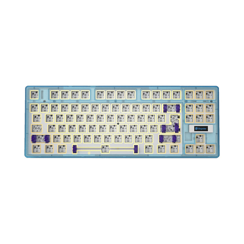 Load image into Gallery viewer, Gopolar GG86 Tenkeyless Hotswappable Barebones Keyboard - Blue
