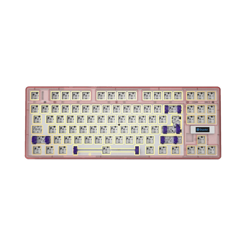 Load image into Gallery viewer, Gopolar GG86 Tenkeyless Hotswappable Barebones Keyboard - Pink

